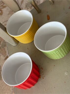 Over and back Portugal Set of 3 Ceramic 8oz Ramekins